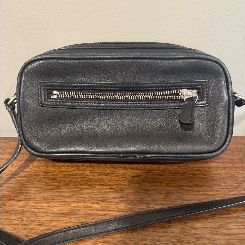 Authentic Rare Vintage COACH Bag No. M23-9589 Black Baguette Barrel Handbag - Picture 3 of 5